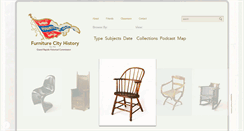Desktop Screenshot of furniturecityhistory.org